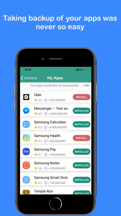 App Share(See Contacts Apps)