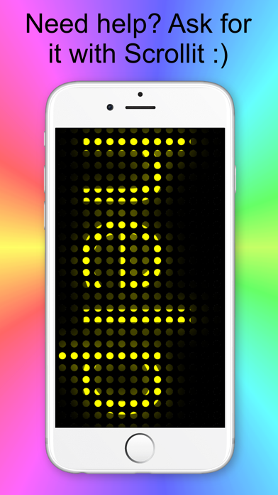 ScrollIt: display scrolling messages with emoticons Screenshot 3