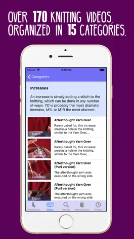 Game screenshot KnittingHelp Video Reference mod apk