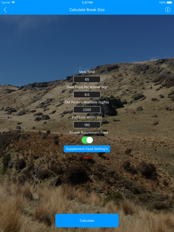 Farmer's Grazing Calculator screenshot 2