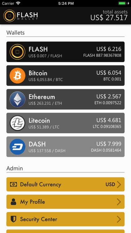Coinodes FLASH Wallet