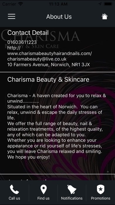 Charisma Beauty & Skincare screenshot 2