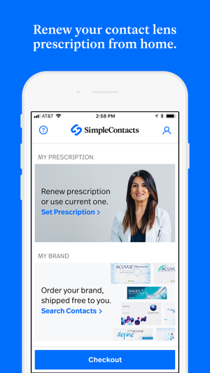 simple contacts on the
