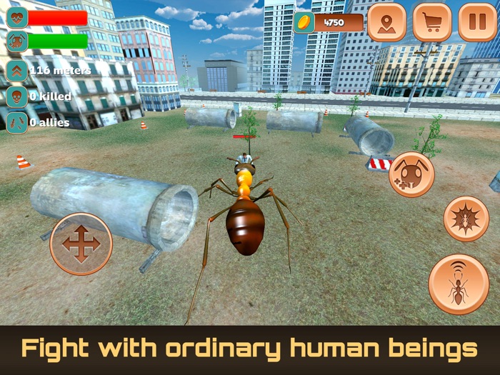 巨蚂蚁进取城市生存