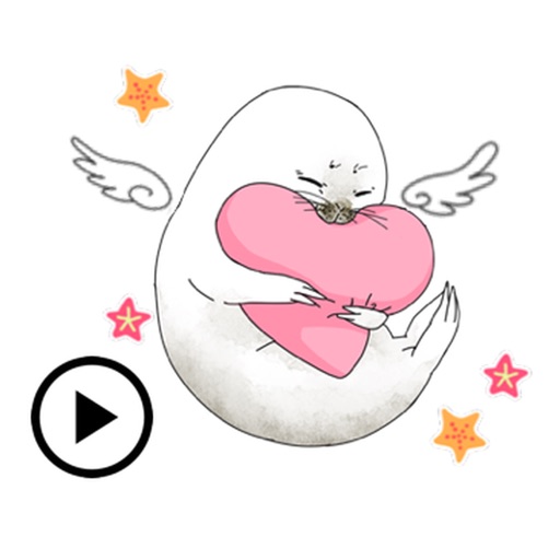 Animated Adorable Seal Sticker iOS App