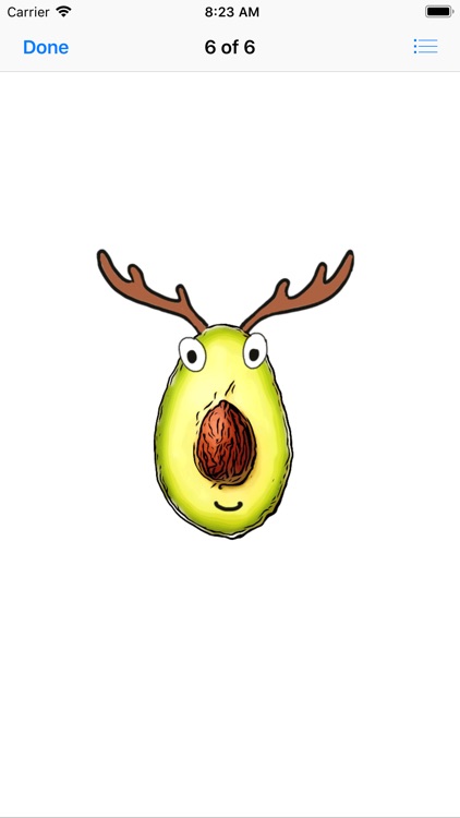 Avocado Christmas Stickers screenshot-4