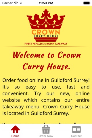Crown Curry House screenshot 2