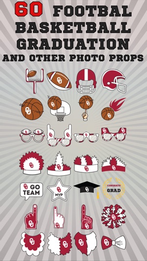 Oklahoma Sooners Pro Selfie Stickers(圖3)-速報App