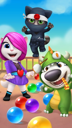 Talking Tom Bubble Shooter