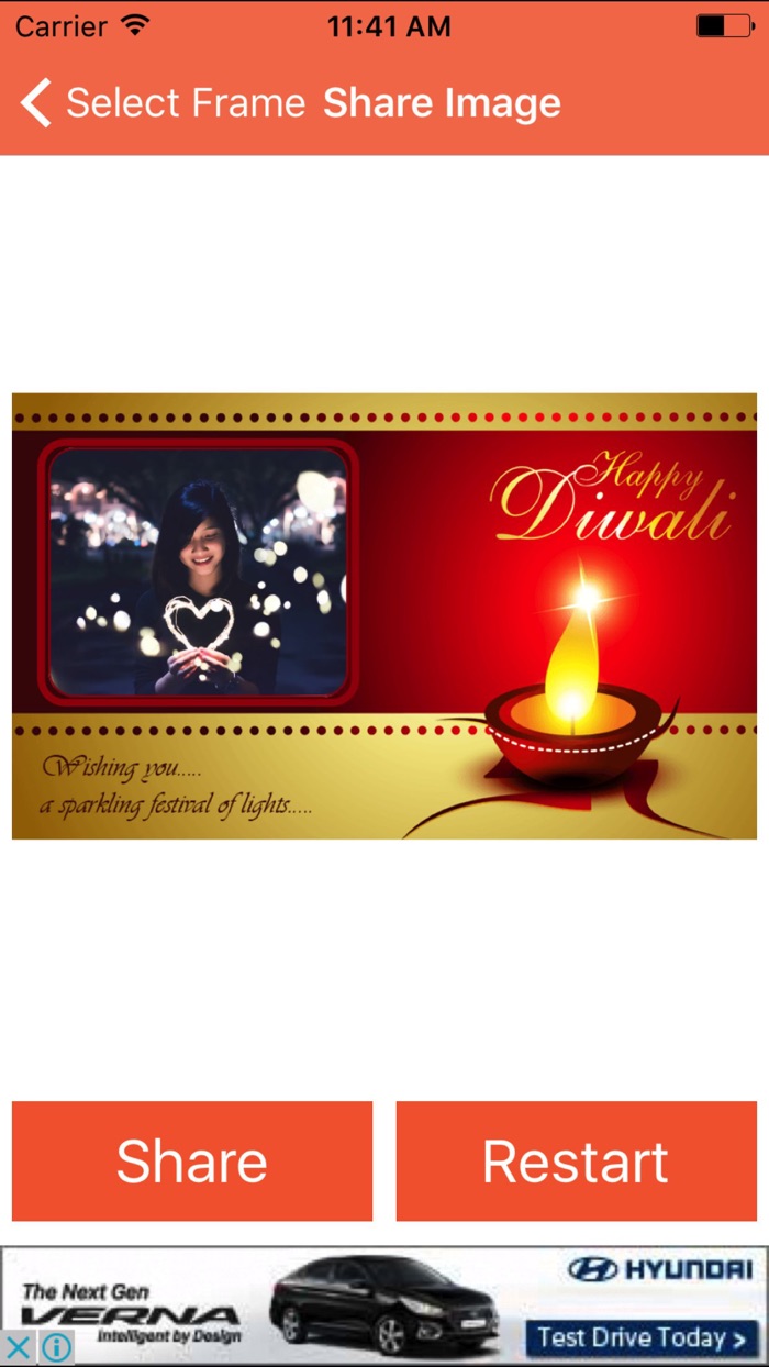 Diwali Or Deepawali Frame Maker