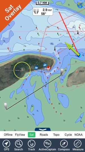 Marine : Netherlands GPS nautical boatin