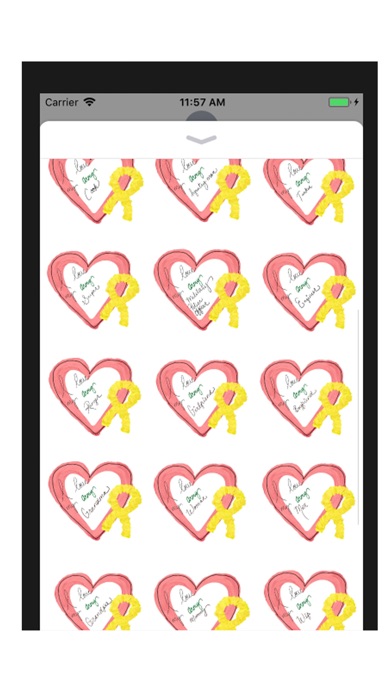 Love My Army Heart Stickers screenshot 2