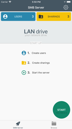 LAN drive SAMBA Server Client