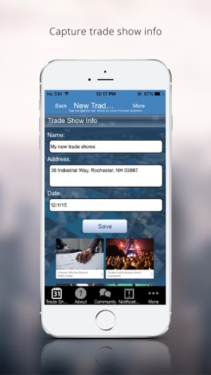 how to email lead list from snappi trade show app