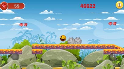 Yellow PacBall Jump screenshot 4
