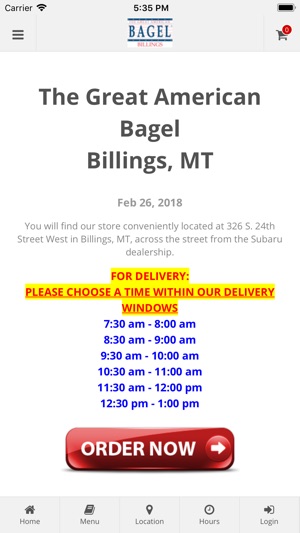 Great American Bagel Billings(圖1)-速報App