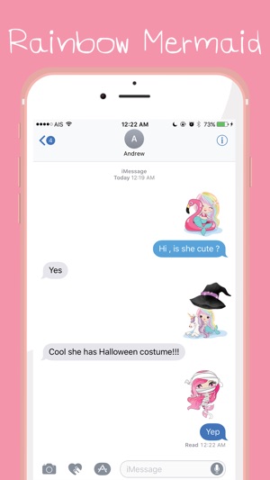 Little Rainbow Mermaid Sticker(圖3)-速報App