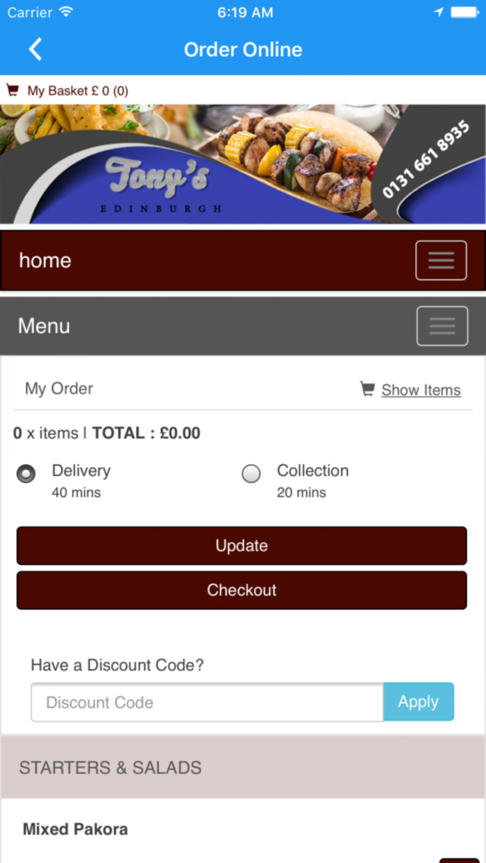 Tonys Fish  Chips Bar