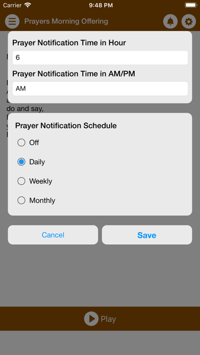 Prayers Morning Offering screenshot 2
