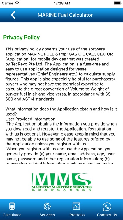 Bunker Fuel Calculator screenshot-5