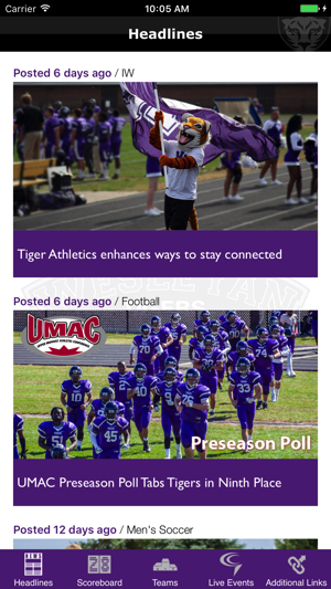 Iowa Wesleyan Tigers Athletics(圖2)-速報App