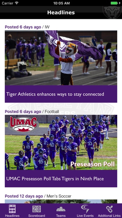 Iowa Wesleyan Tigers Athletics