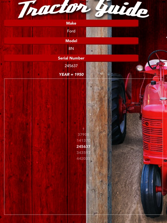 Tractor Guide iPad Tractor Guide iPad
