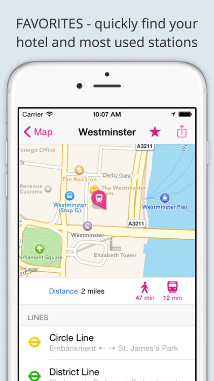 City Rail Map - Travel Offline