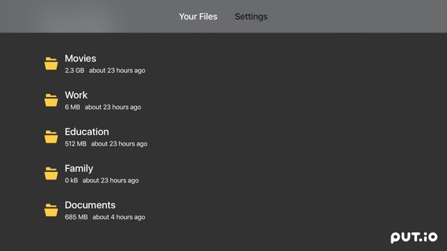 Put.io mac app software