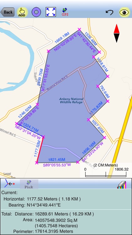 Map Distances & Area