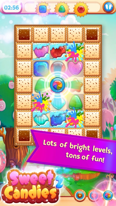 SWEET CANDIES 2 - HUGE MATCH 3 2.5 IOS GAME GIẢI TRÍ SWEET CANDIES 2 - HUGE MATCH 3 2.5 IOS