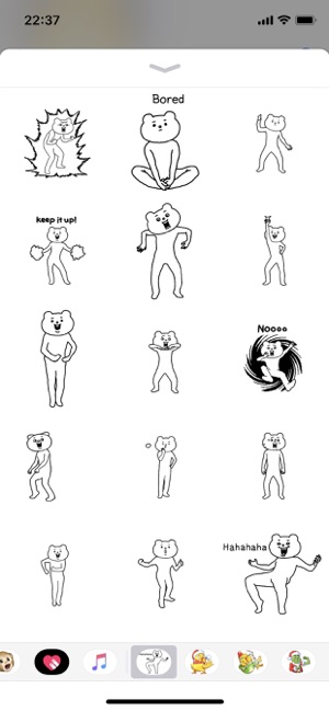 Bear Betakkuma Funny Sticker(圖1)-速報App