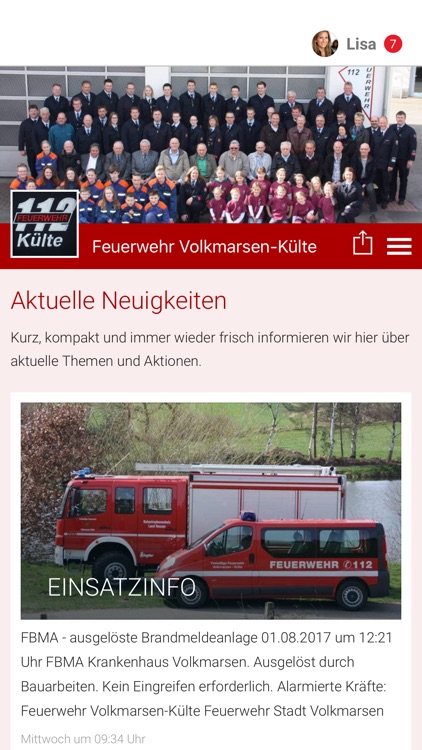 Feuerwehr Volkmarsen-Külte