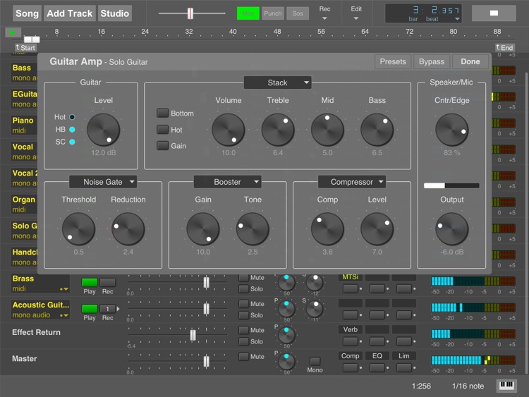 MultitrackStudio for iPad