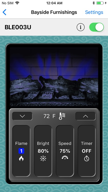 Bayside Bluetooth Fireplace screenshot-3