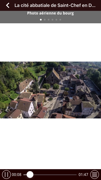 The abbey town of Saint-Chef