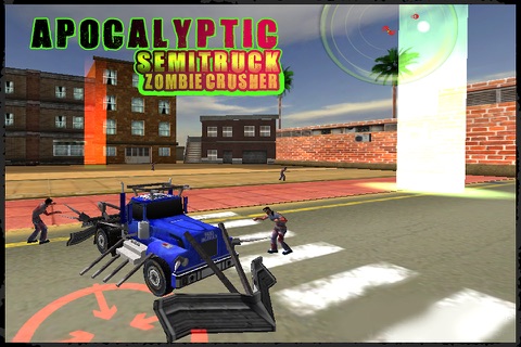 Semi Truck Zombie Crusher screenshot 3