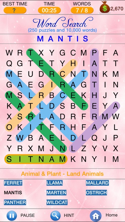 Word Search - Find Crosswords