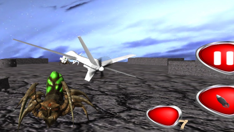 Drone Strike Spiderbot Web 3D