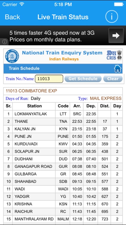 Irctc Train Running Status Pnr