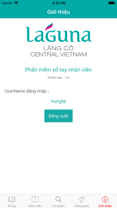 How to cancel & delete Sổ tay nhân viên Laguna from iphone & ipad 2