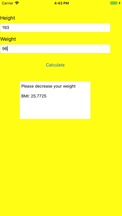 Easy BMI Calculator
