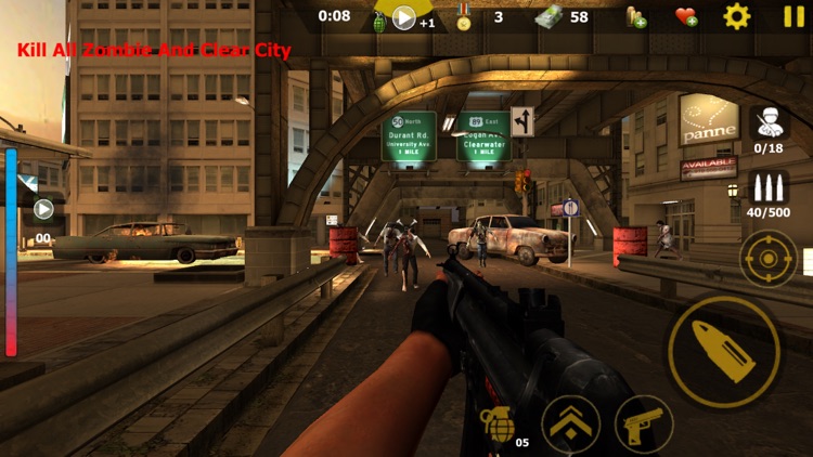 Kill the Zombies: Shooter Game screenshot-4