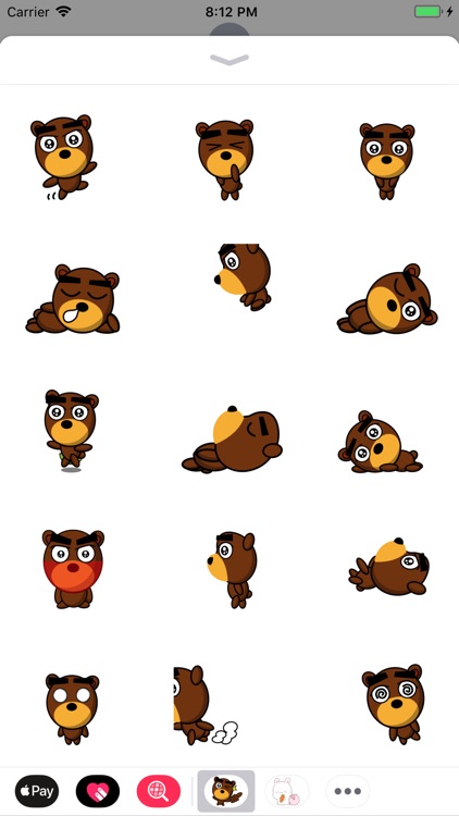 Teddy Bear Animated Stickers