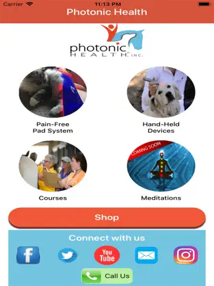 Screenshot 1 The Photonic Health App iphone