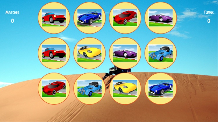 Car Simulator Matching Game
