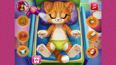 给猫咪洗澡-照顾小猫咪的照顾宝宝游戏 screenshot 3