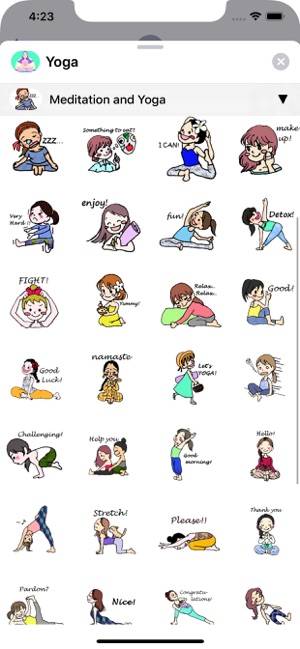 Yoga Sticker(圖8)-速報App