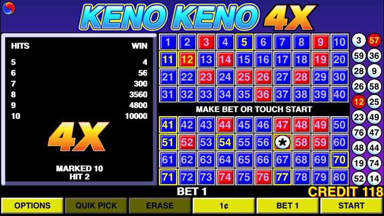 Keno Keno 4X screenshot-3