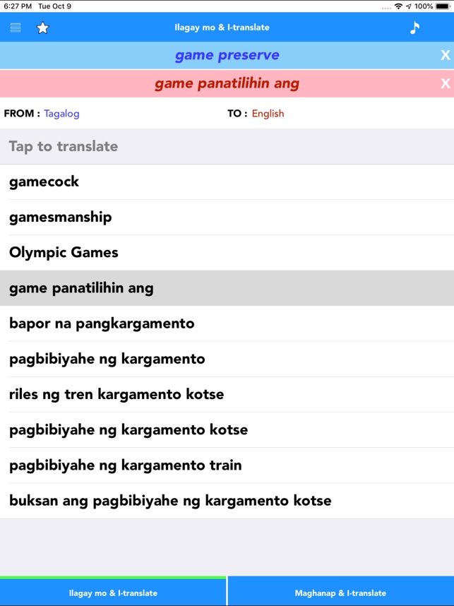 Tagalog To English Translator On The App Store